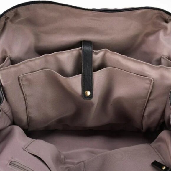 TUTILO Black Polyester Shoulder Bag - Picture 9 of 14